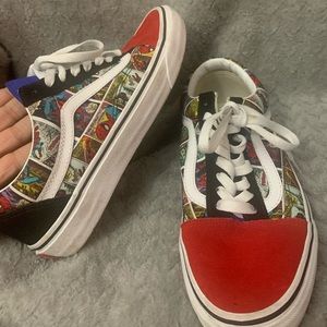 vans custom marvel